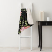 Couverture Sherpa Fleurs aquarelles 25 (En situation)