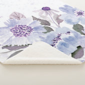 Couverture Sherpa Fleurs aquarelles 6 (3/4)