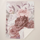 Couverture Sherpa Fleurs aquarelles 9 (Devant)