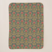 Couverture Sherpa Fleurs Art Nouveau (Devant)