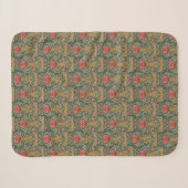 Couverture Sherpa Fleurs Art Nouveau (Devant (Horizontal))