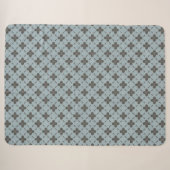 Couverture Sherpa Fleurs de bronze (Devant (Horizontal))