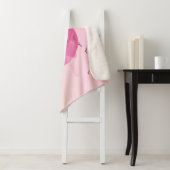 Couverture Sherpa Fleurs de cerisiers roses | Paysage japonais (En situation)