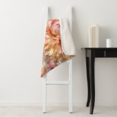 Couverture Sherpa Fleurs de Fantaisie Luxueuses (En situation)