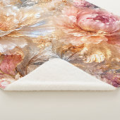 Couverture Sherpa Fleurs de Fantaisie Luxueuses (3/4)