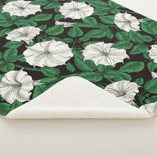 Couverture Sherpa Fleurs de lune 2 (3/4)