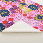 Couverture Sherpa Fleurs de printemps (3/4)