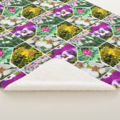 Couverture Sherpa Fleurs de printemps (3/4)