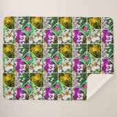 Couverture Sherpa Fleurs de printemps (Devant (Horizontal))