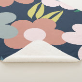 Couverture Sherpa Fleurs de printemps (3/4)