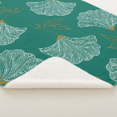 Couverture Sherpa Fleurs décoratives Motif (3/4)