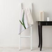 Couverture Sherpa Fleurs | Fleur Iris Violet (En situation)