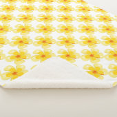 Couverture Sherpa Fleurs hawaïennes (3/4)