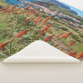 Couverture Sherpa Fleurs | Madeira Island Portugal (3/4)