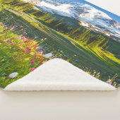 Couverture Sherpa Fleurs | Mt. Rainier Fleurs sauvages (3/4)