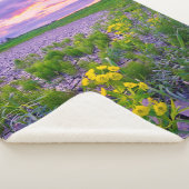 Couverture Sherpa Fleurs | North Dakota Red River Valley (3/4)