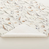 Couverture Sherpa Fleurs Sauvages Délicates (3/4)