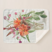 Couverture Sherpa Fleurs sauvages d'été (Devant (Horizontal))