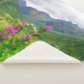 Couverture Sherpa Fleurs sauvages Vallée d'Alaska (3/4)