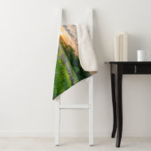 Couverture Sherpa Fleurs | Texas Bluebonnets & Indian Paintbrush (En situation)