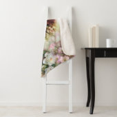 Couverture Sherpa Fleurs vintages (En situation)