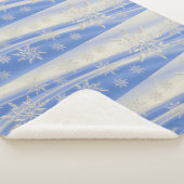 Couverture Sherpa Flocon de neige jetez une couverture. (3/4)