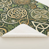 Couverture Sherpa Floraison celtique (3/4)