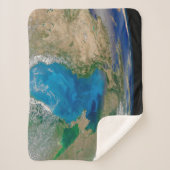 Couverture Sherpa Floraison De Phytoplancton Bleu En Mer Noire (Devant)