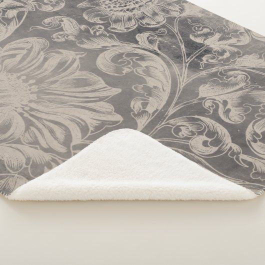 Couverture Sherpa Floral âgé (3/4)