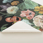 Couverture Sherpa Floral baroque - Bouquet de fleurs (3/4)