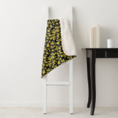Couverture Sherpa Floral Blanket (En situation)