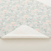 Couverture Sherpa Floral Blanket (3/4)
