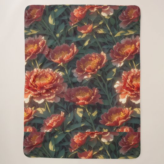 Couverture Sherpa Floral Blanket (Devant)