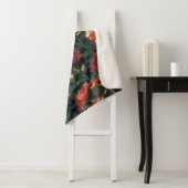 Couverture Sherpa Floral Blanket (En situation)