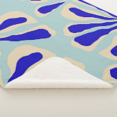 Couverture Sherpa Floral Contemporain : Mode tendance sans couture. (3/4)