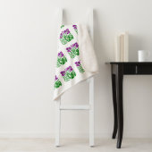 Couverture Sherpa Floral Damask Sherpa Blanket (En situation)