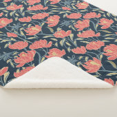 Couverture Sherpa Floral de Coral Breeze (3/4)