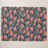 Couverture Sherpa Floral de Coral Breeze (Devant (Horizontal))