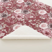 Couverture Sherpa Floral Sherpa Blanket (3/4)