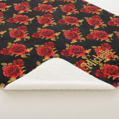 Couverture Sherpa Florale Gothique (3/4)