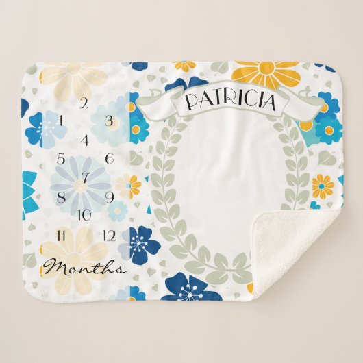 Couverture Sherpa Flore - Images en jalon (Devant (Horizontal))