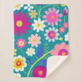 Couverture Sherpa Flore sauvage (Devant)