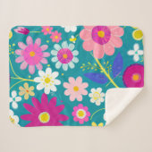 Couverture Sherpa Flore sauvage (Devant (Horizontal))