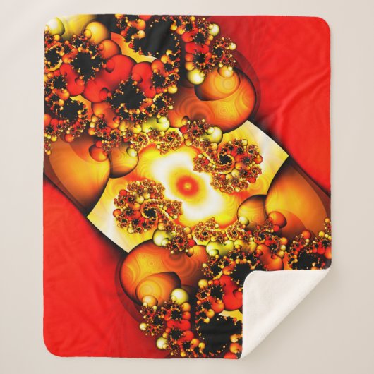 Couverture Sherpa Flore solaire (Devant)