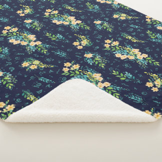 Couverture Sherpa "Flores de Luna"