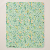 Couverture Sherpa "Flores del campo" (Devant)