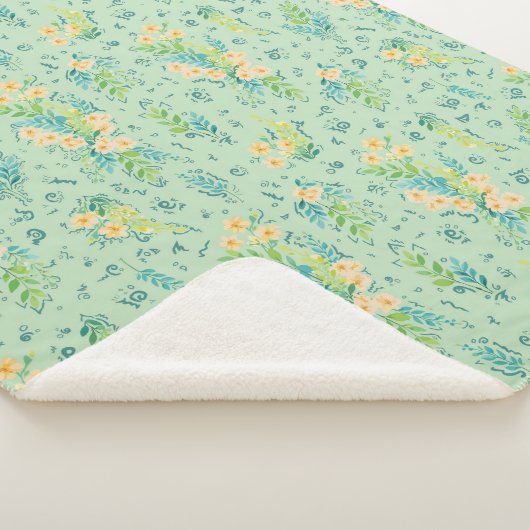 Couverture Sherpa "Flores del campo" (3/4)