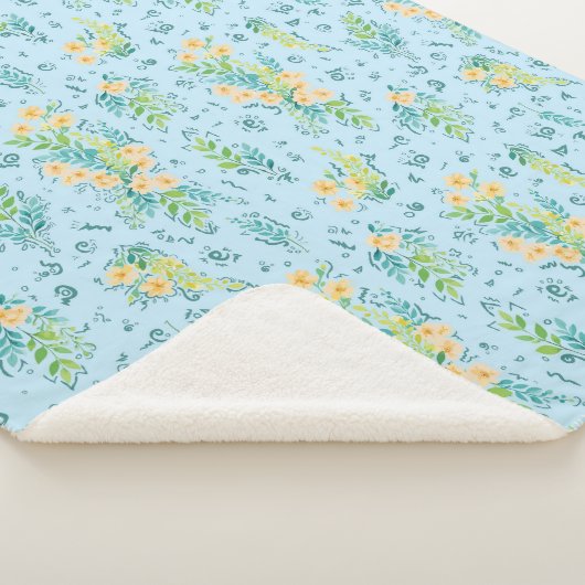 Couverture Sherpa "Flores del cielo" (3/4)