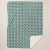 Couverture Sherpa Flores d'hiver (Devant)