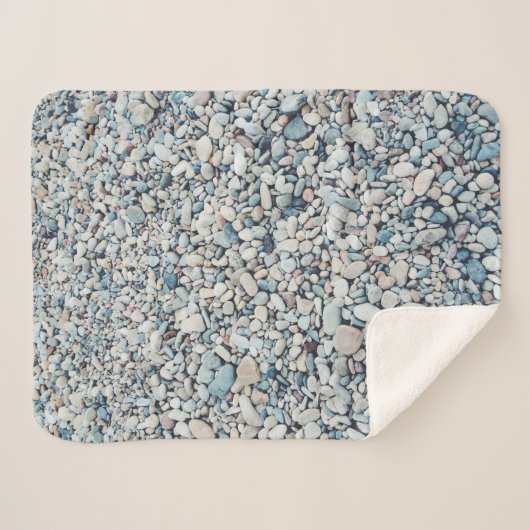 Couverture Sherpa Flot de galets (Devant (Horizontal))